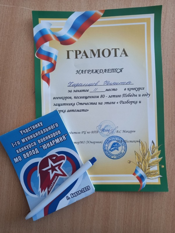 Муниципальный конкурс военкоров.